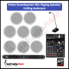 Paket Soundsystem Mic Paging Speaker Ceiling Auderpro - 8 Speaker